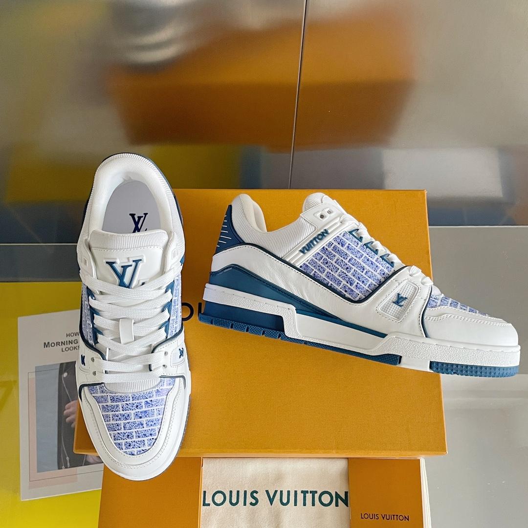 Louis Vuitton LV Trainer Sneaker        - DesignerGu