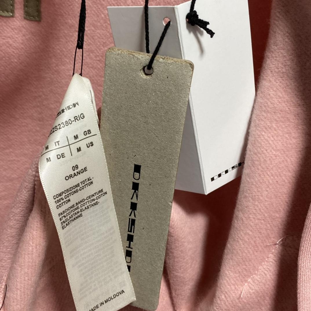 Rick Owens Drkshdw Pink Mountain Sweatshirt - DesignerGu