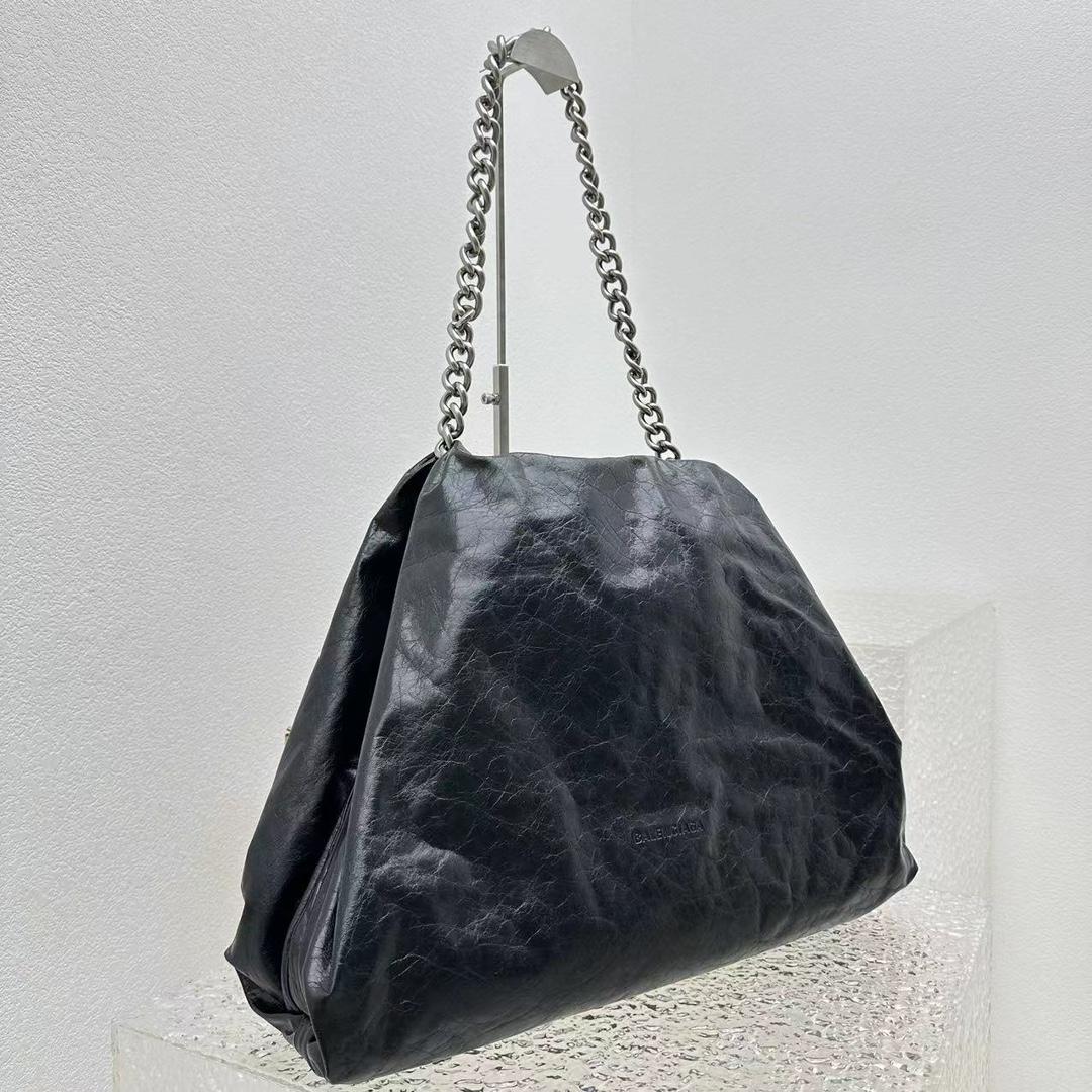 Balenciaga Puffer Large Bag In Black - DesignerGu