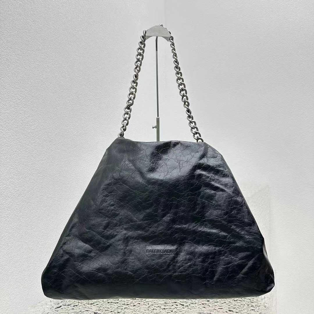 Balenciaga Puffer Large Bag In Black - DesignerGu