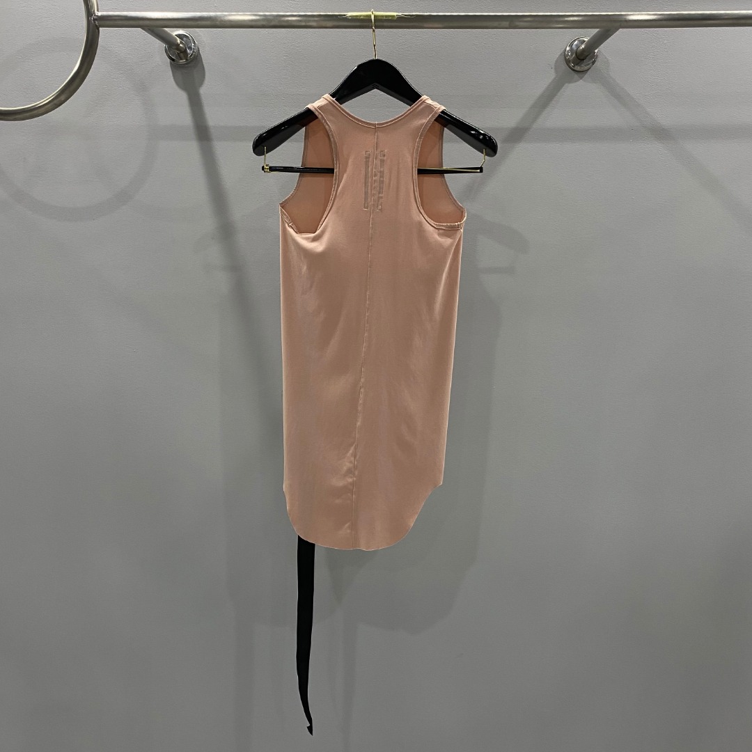 Rick Owens Drkshdw Curved-hem Tank Top - DesignerGu