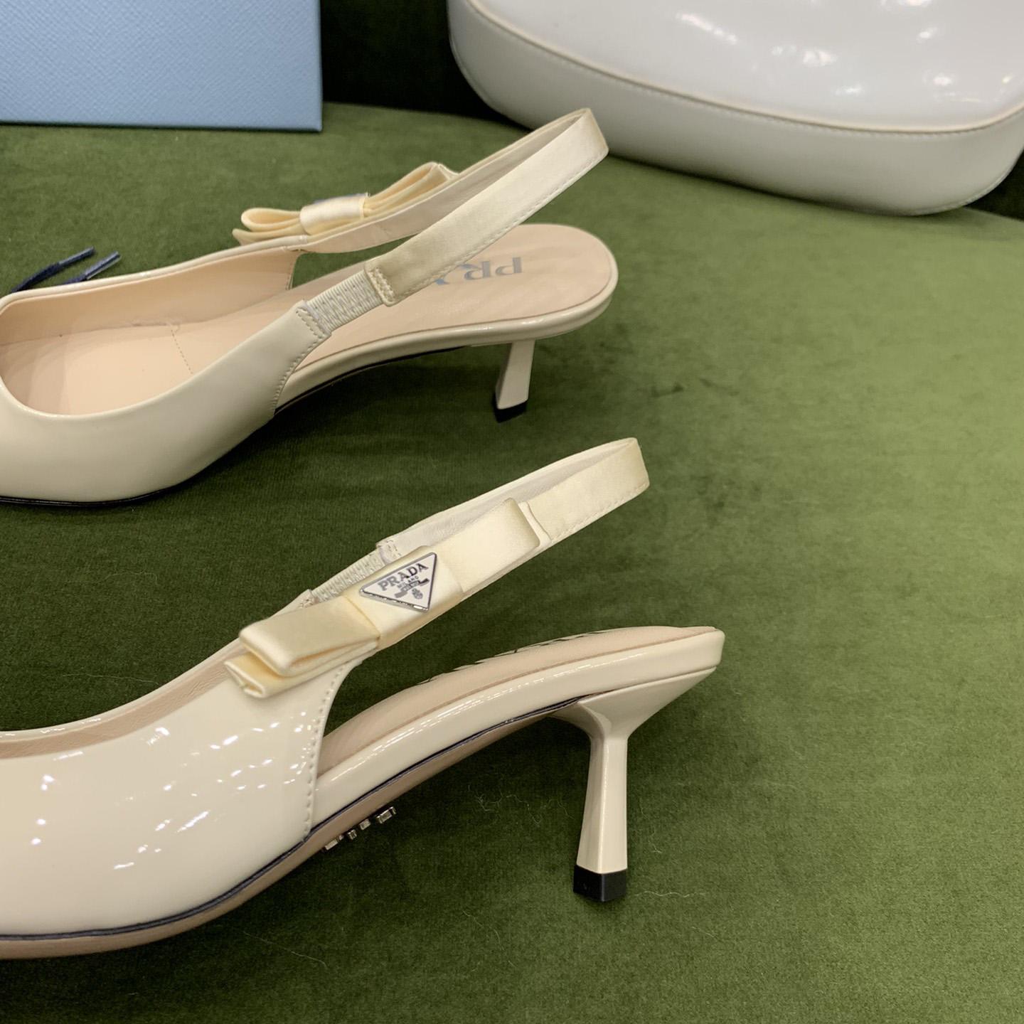 Prada Patent Leather Slingbacks - DesignerGu