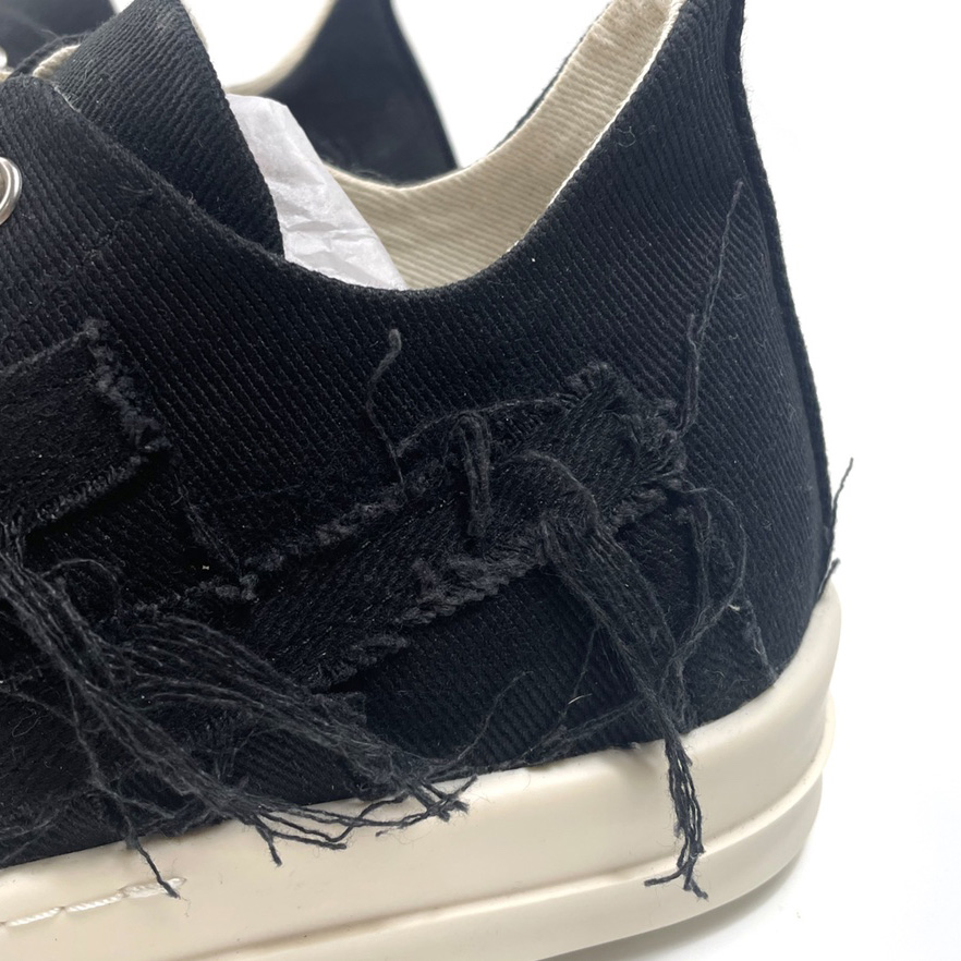 Rick Owens Drkshdw Distressed-effect Low-top Sneakers - DesignerGu