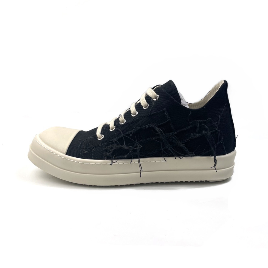 Rick Owens Drkshdw Distressed-effect Low-top Sneakers - DesignerGu