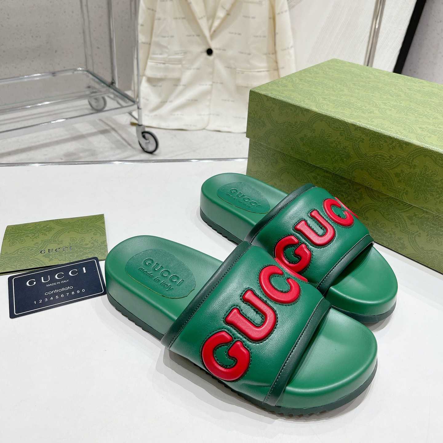 Gucci Slide Sandal  - DesignerGu