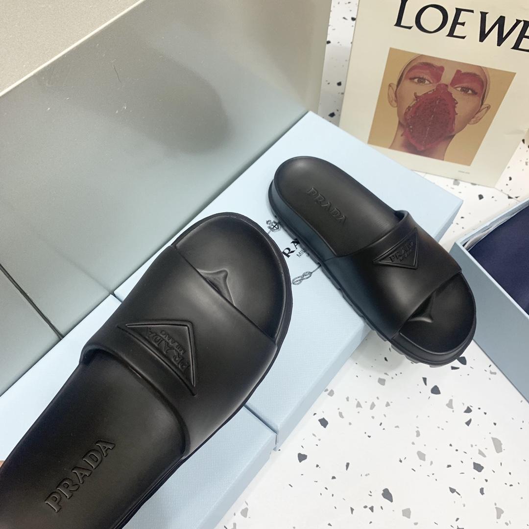 Prada Rubber Sandals  - DesignerGu