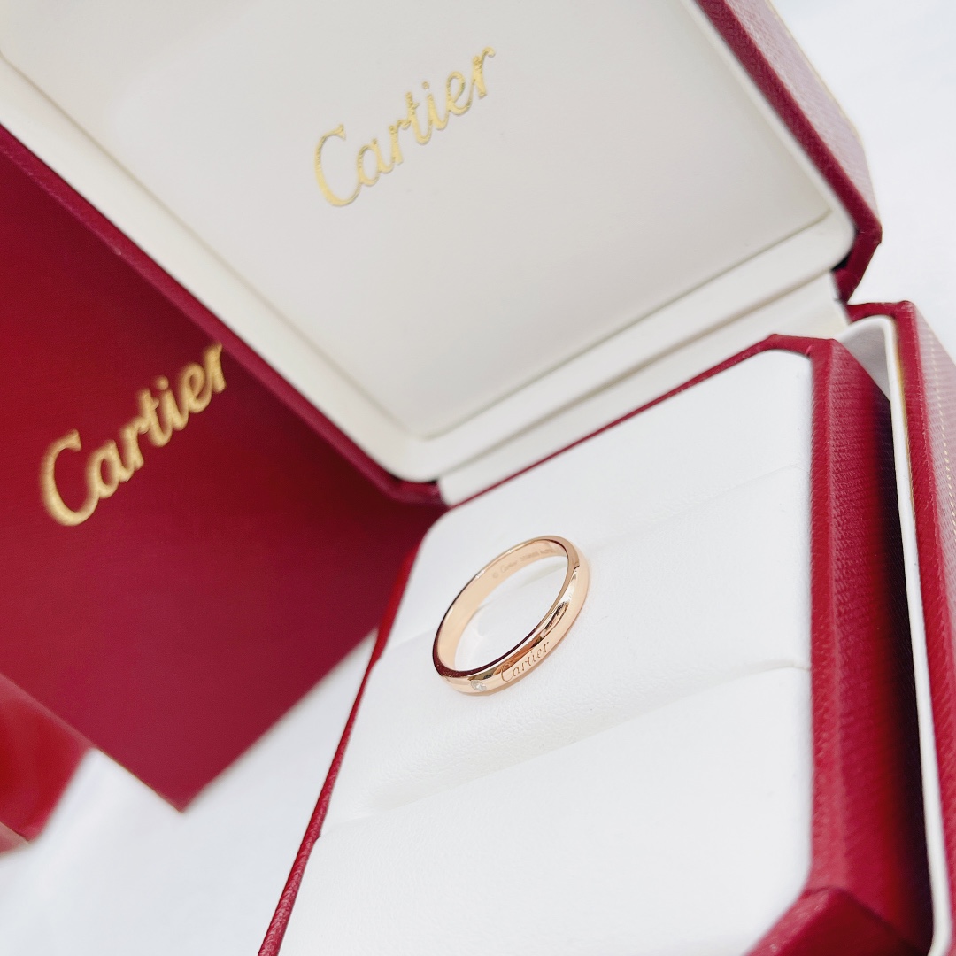 Cartier C de Cartier Wedding Ring - DesignerGu