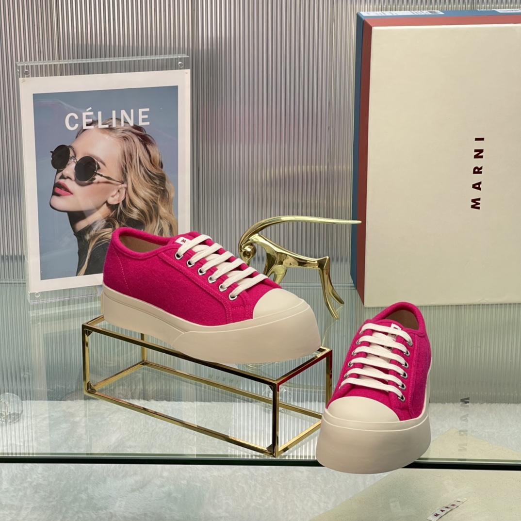 Marni Lace-up Sneaker - DesignerGu