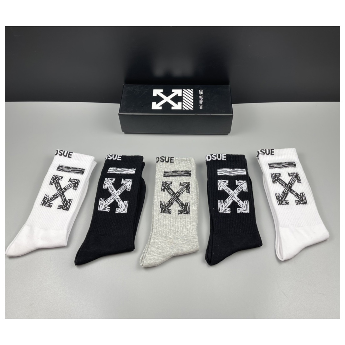 Off White Socks/Box - DesignerGu