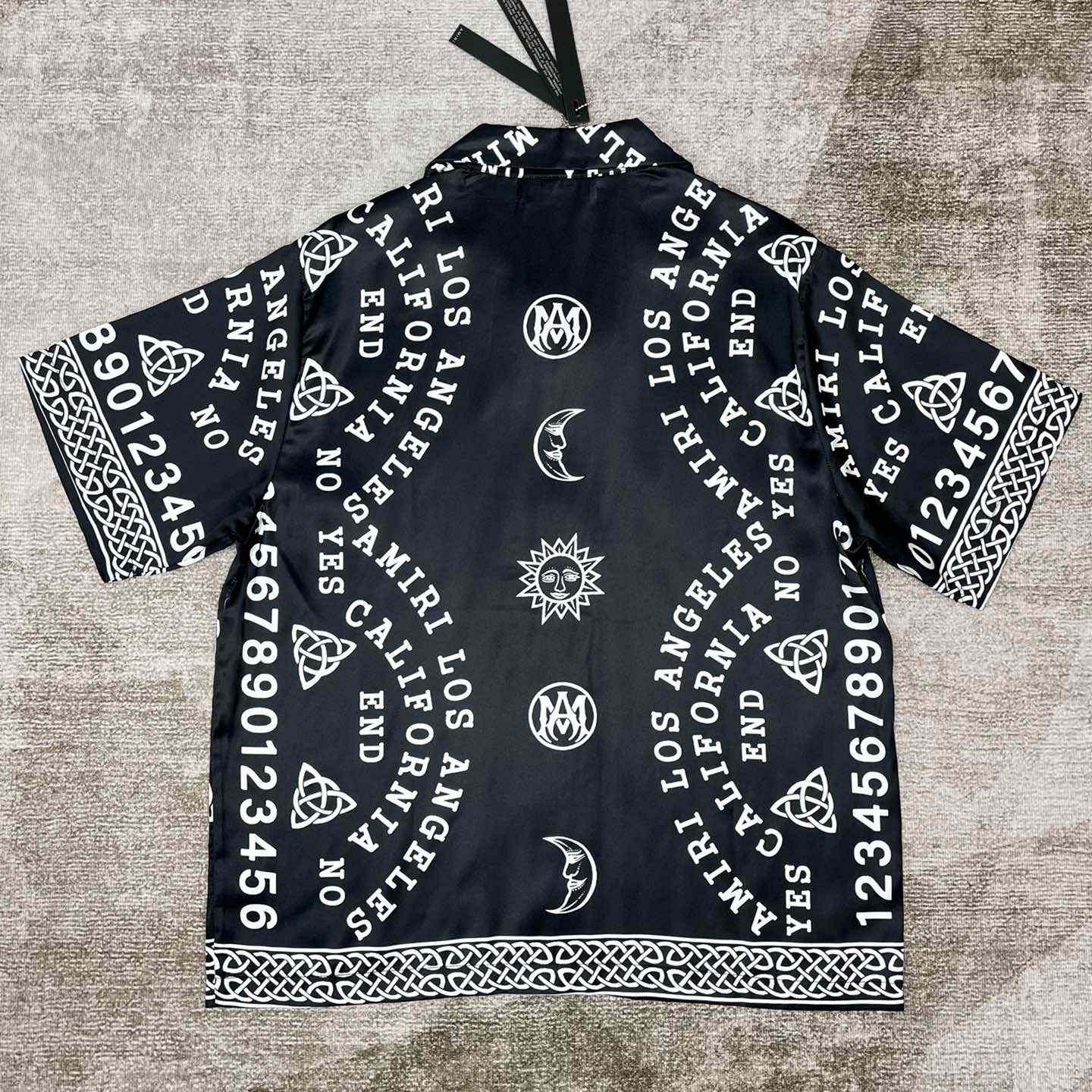 Amiri Ouija Board Bowling Shirt - DesignerGu