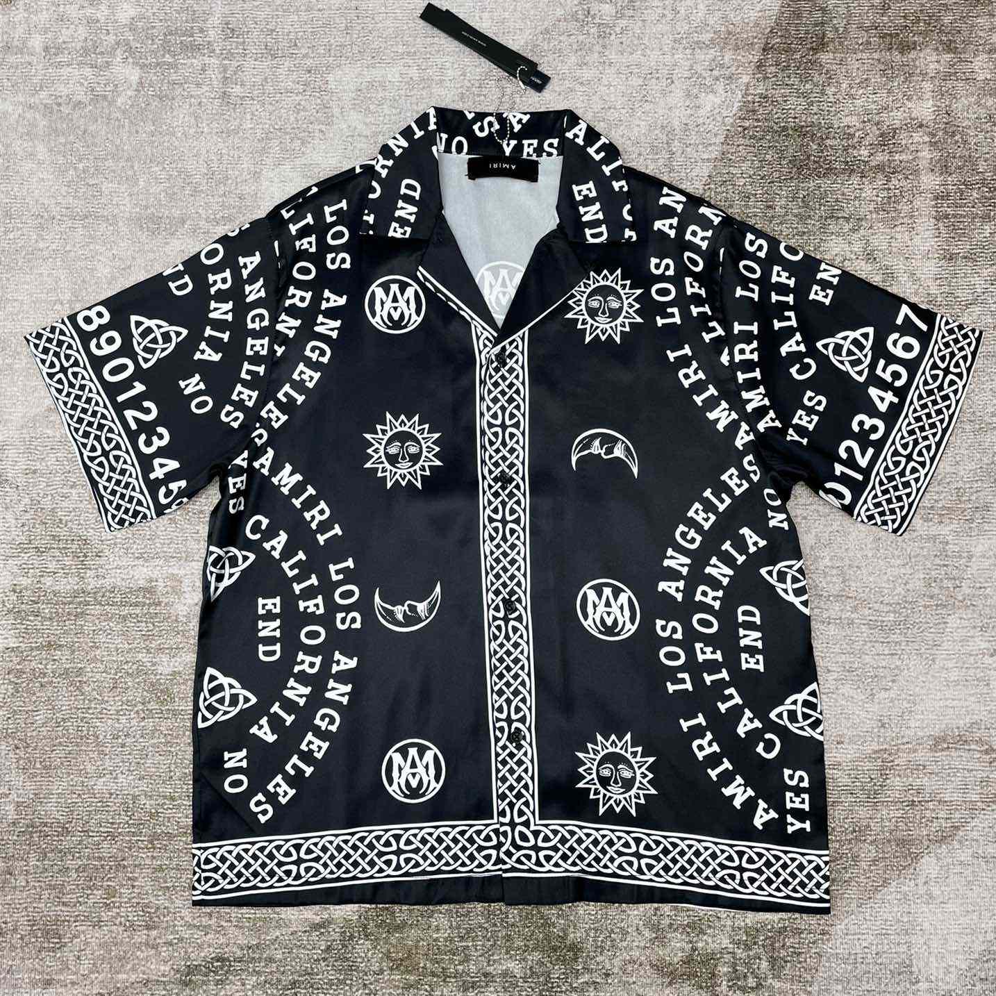 Amiri Ouija Board Bowling Shirt - DesignerGu