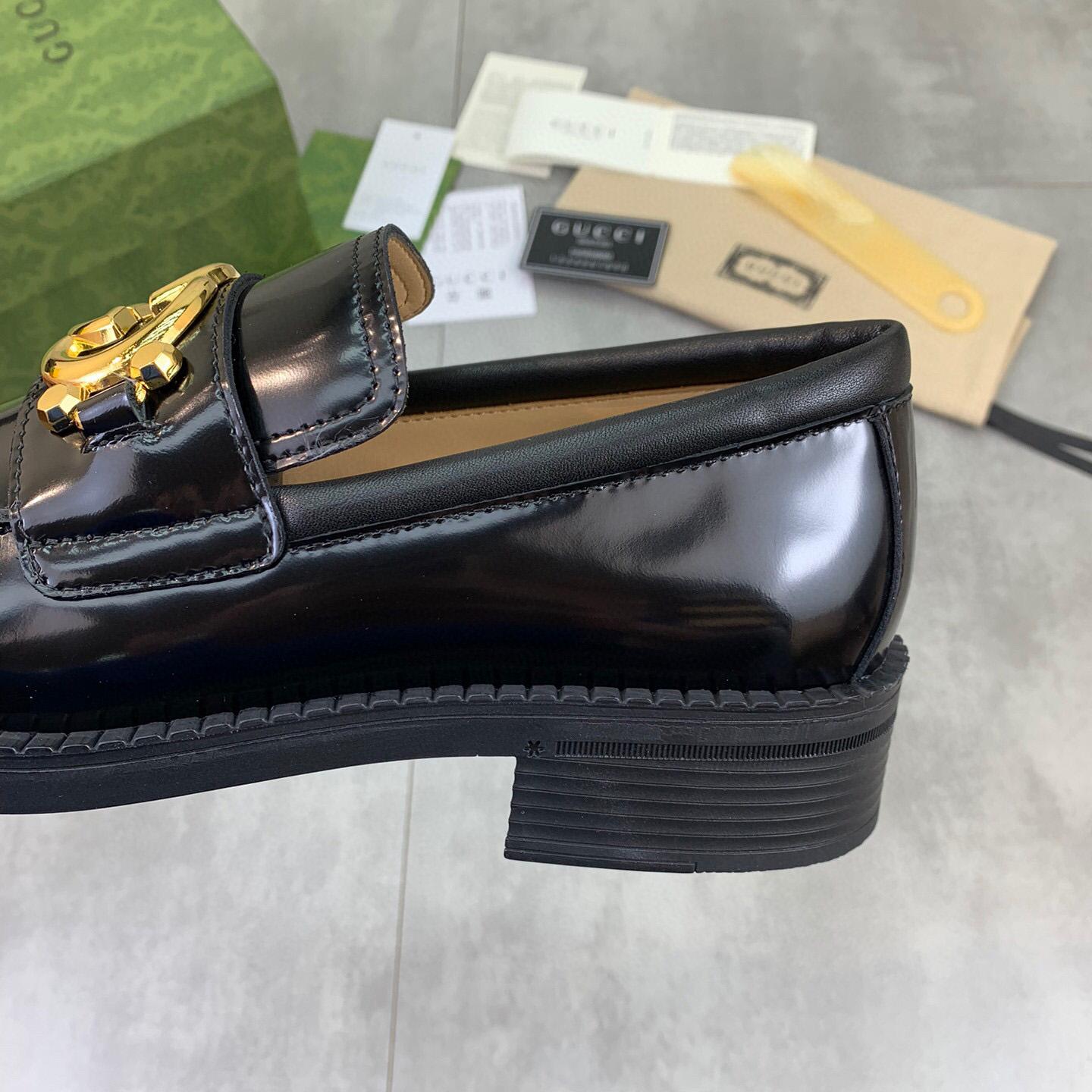 Gucci GG Leather Loafers(Upon Uk Size) - DesignerGu