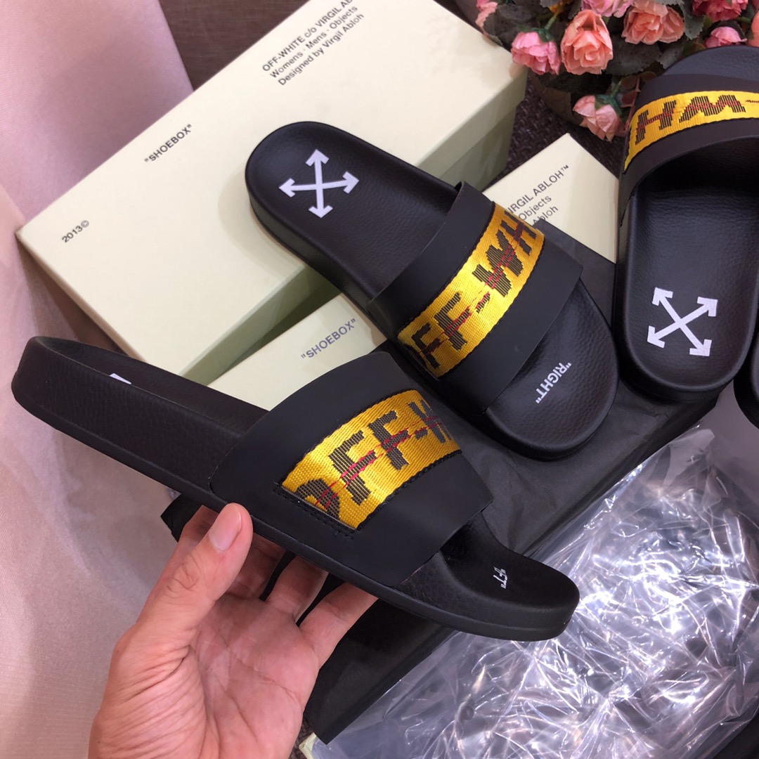 Off White Slides - DesignerGu