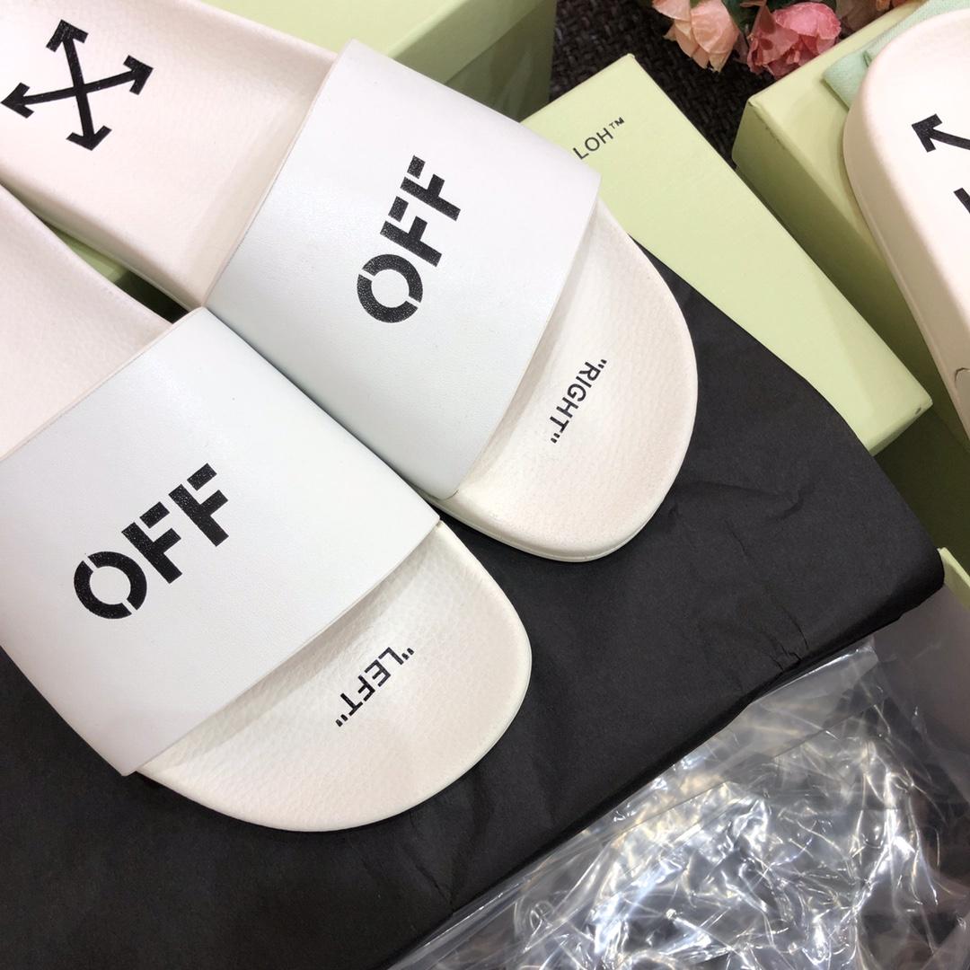 Off White Printed Pool Slider - DesignerGu