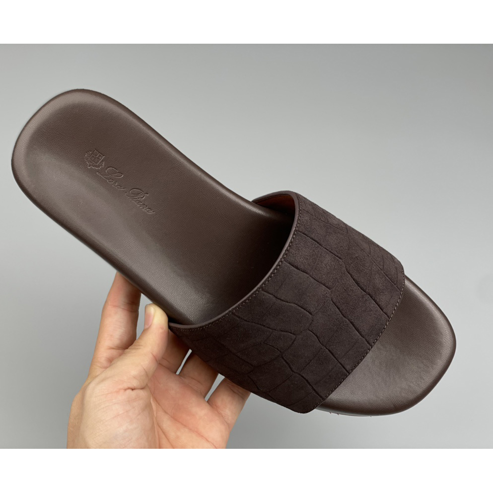 Loro Piana Slide Sandal  - DesignerGu