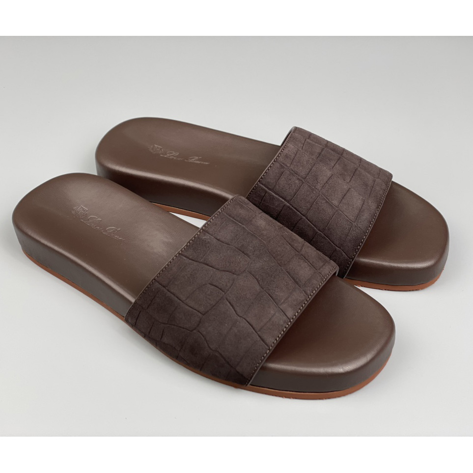 Loro Piana Slide Sandal  - DesignerGu