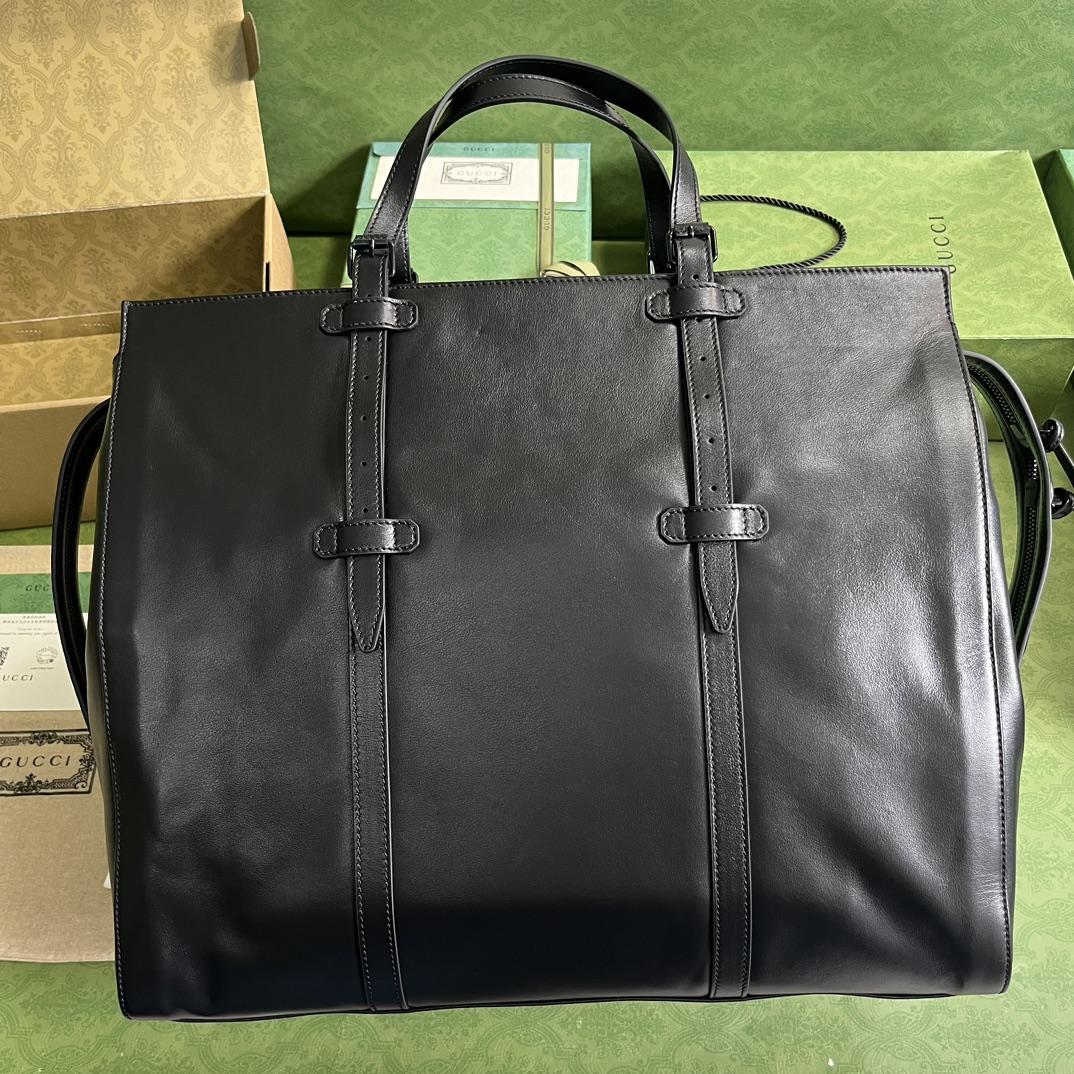 Gucci Large Tote Bag With Tonal Double G (47-36-24cm) - DesignerGu