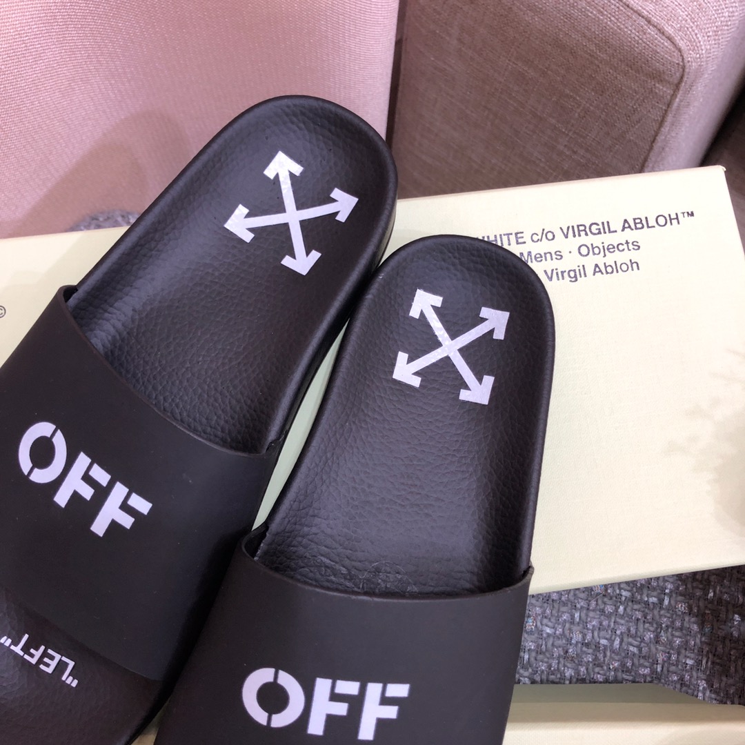 Off White Printed Pool Slider - DesignerGu