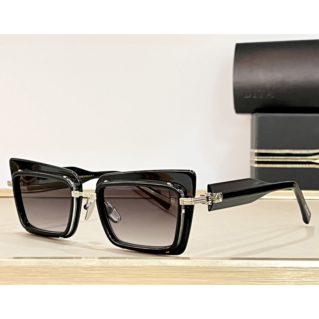 Balmain Admirable Rectangle-frame Sunglasses   BPS-130 - DesignerGu