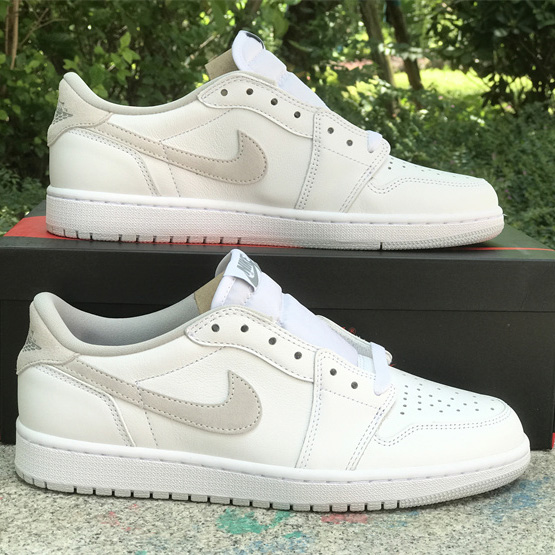 Air Jordan 1 Low “Neutral Grey” Sneaker      CZ0790-100 - DesignerGu