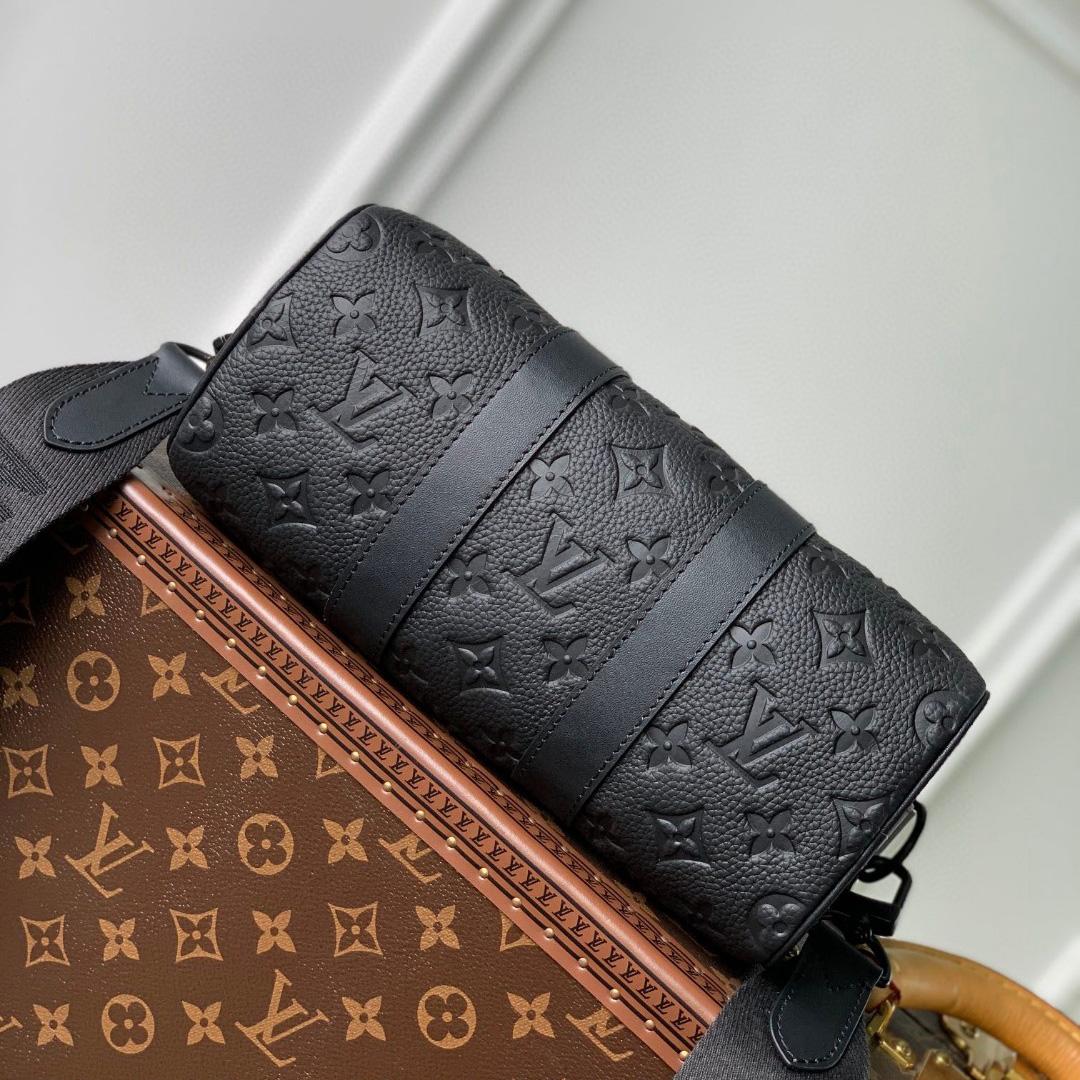 Louis Vuitton CKeepall Bandoulière 25 Taurillon Monogram (25x15x11CM)   M20900 - DesignerGu