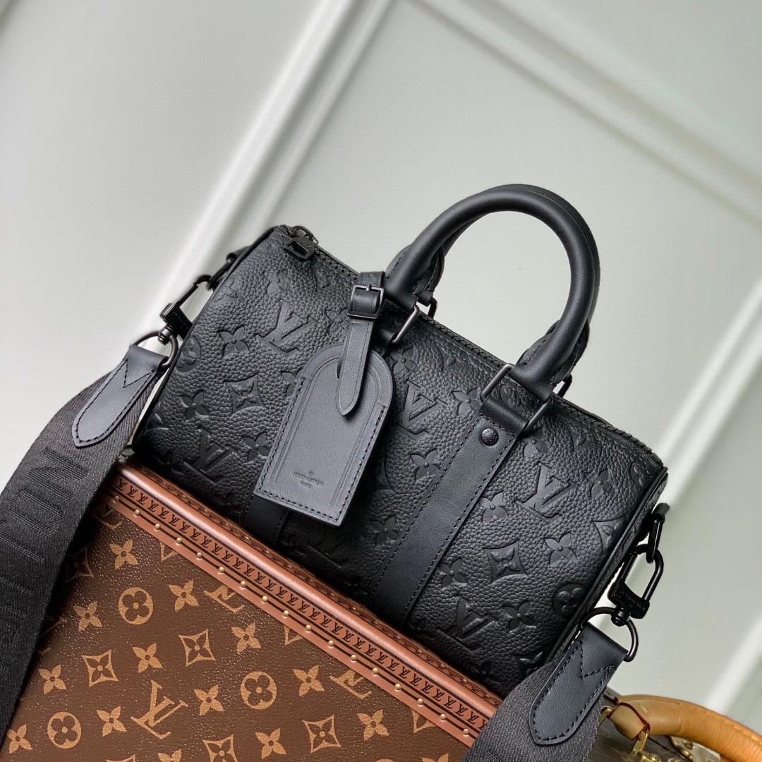 Louis Vuitton CKeepall Bandoulière 25 Taurillon Monogram (25x15x11CM)   M20900 - DesignerGu