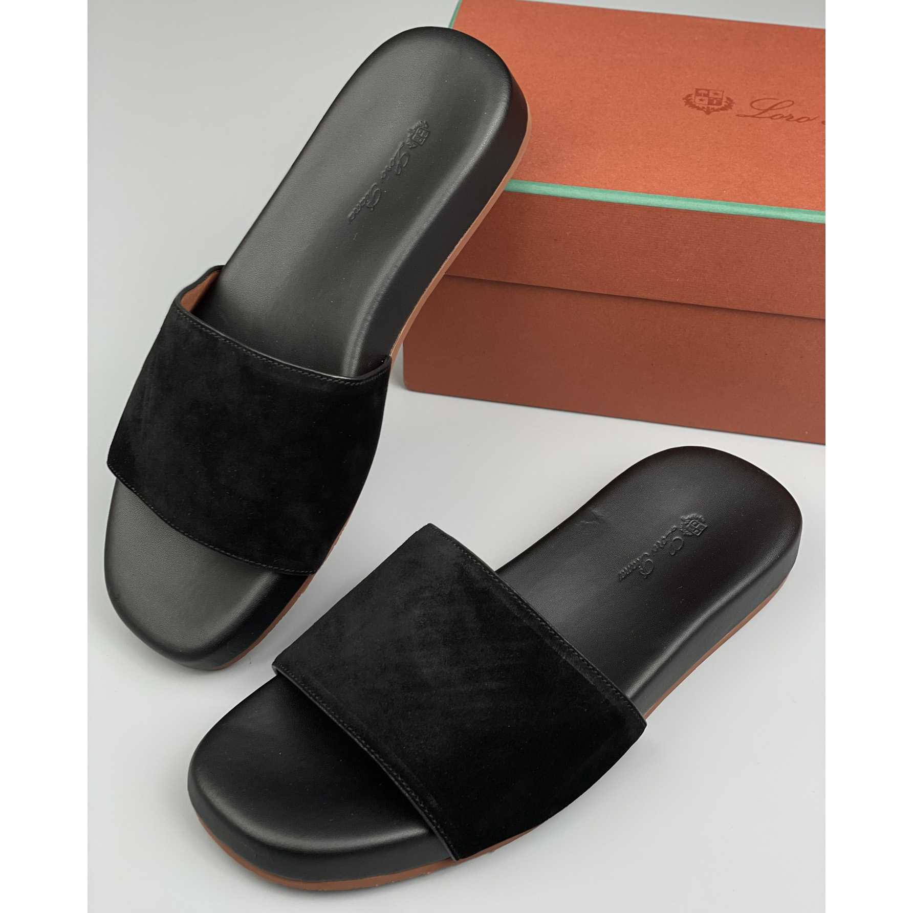 Loro Piana Slide Sandal  - DesignerGu