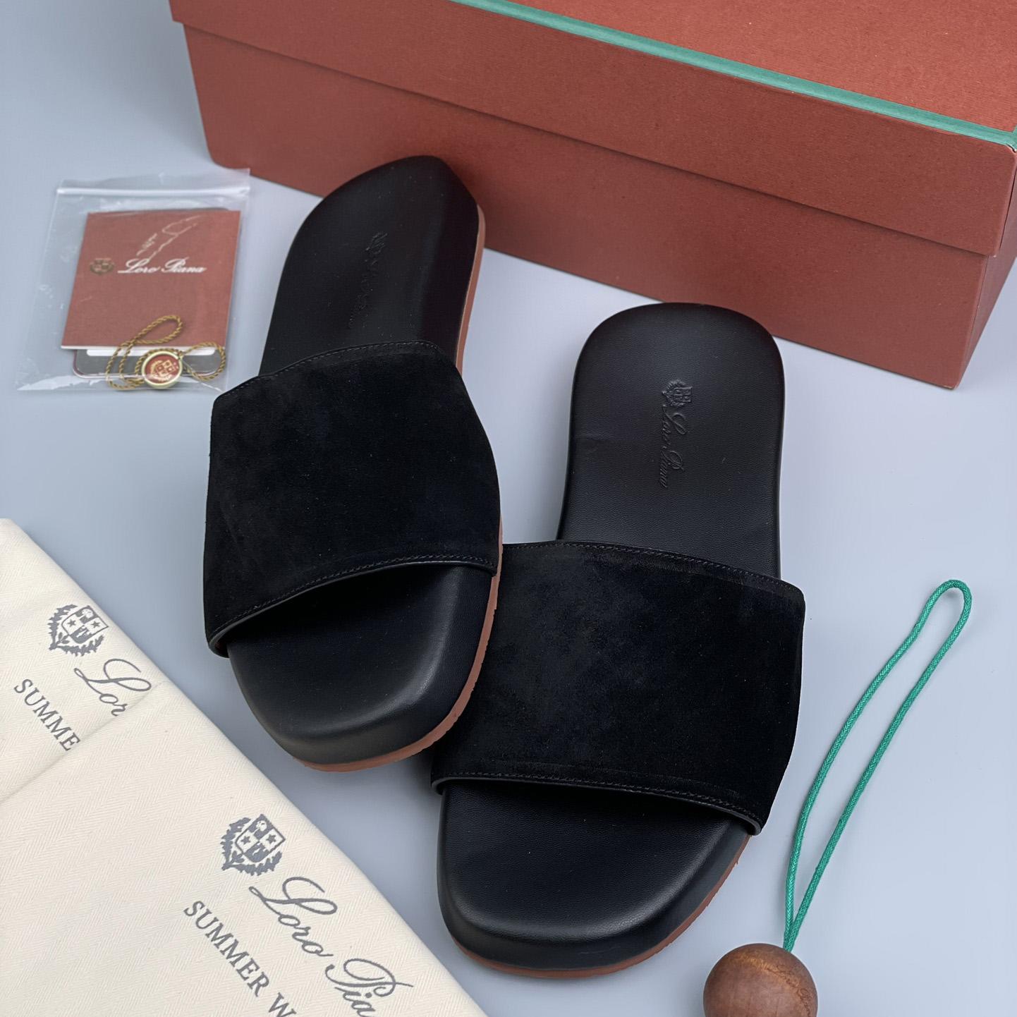 Loro Piana Slide Sandal  - DesignerGu