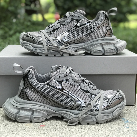 Balenciaga 3XL Worn-Out In Dark Grey - DesignerGu