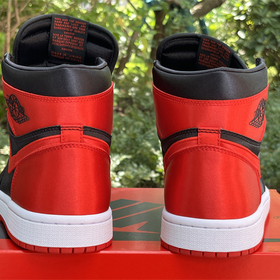 Air Jordan 1 High OG WMNS “Satin Bred” Sneaker     FD4810-061 - DesignerGu