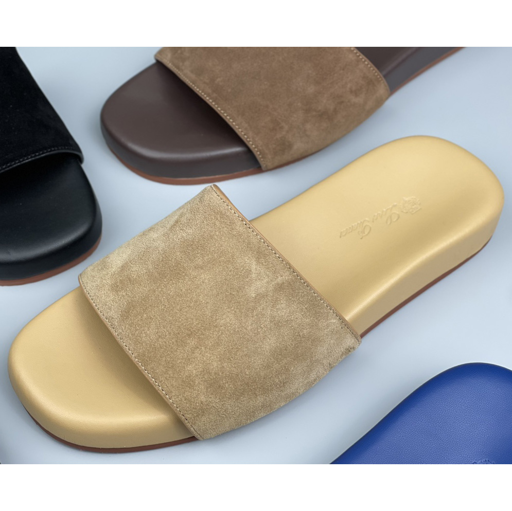 Loro Piana Slide Sandal  - DesignerGu