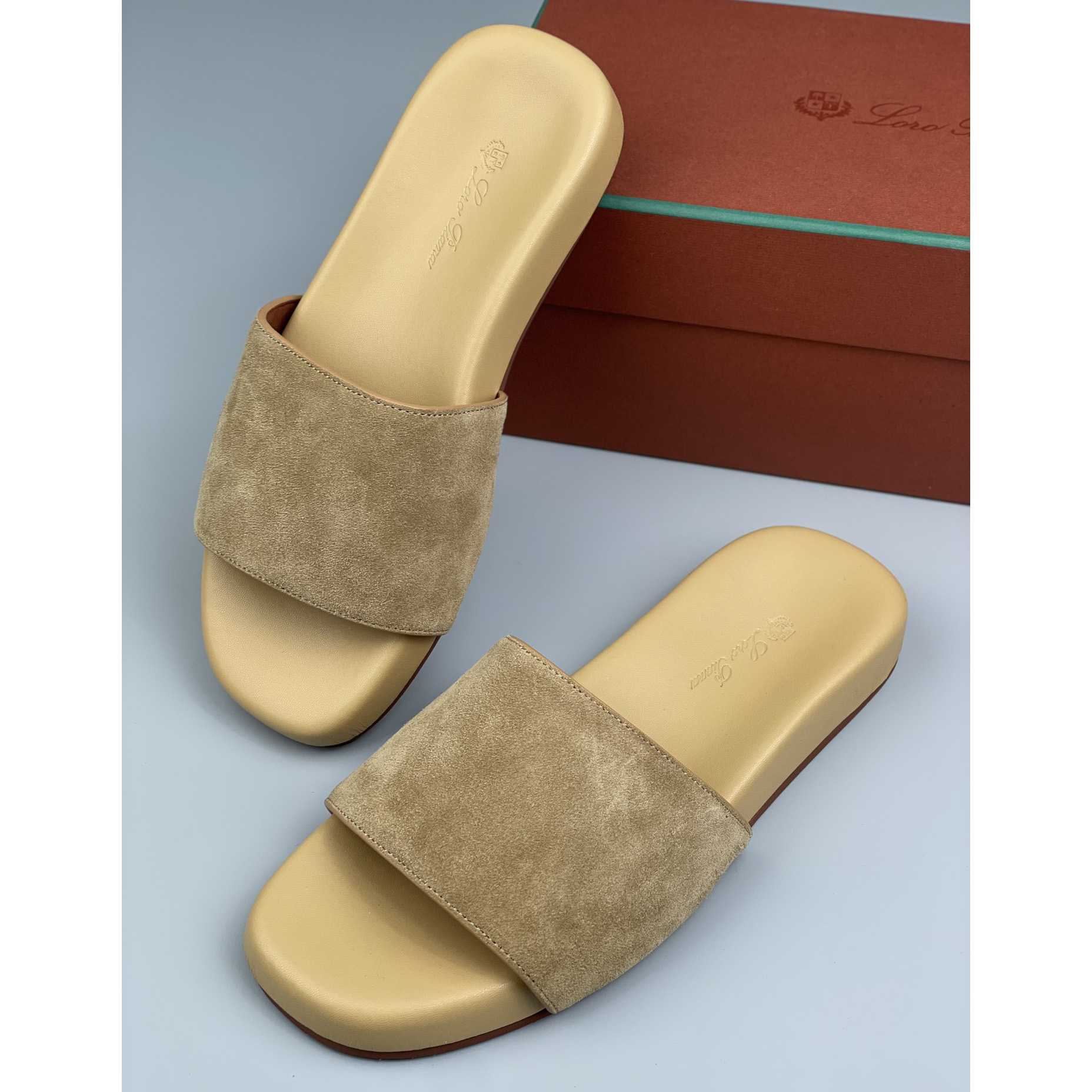 Loro Piana Slide Sandal  - DesignerGu