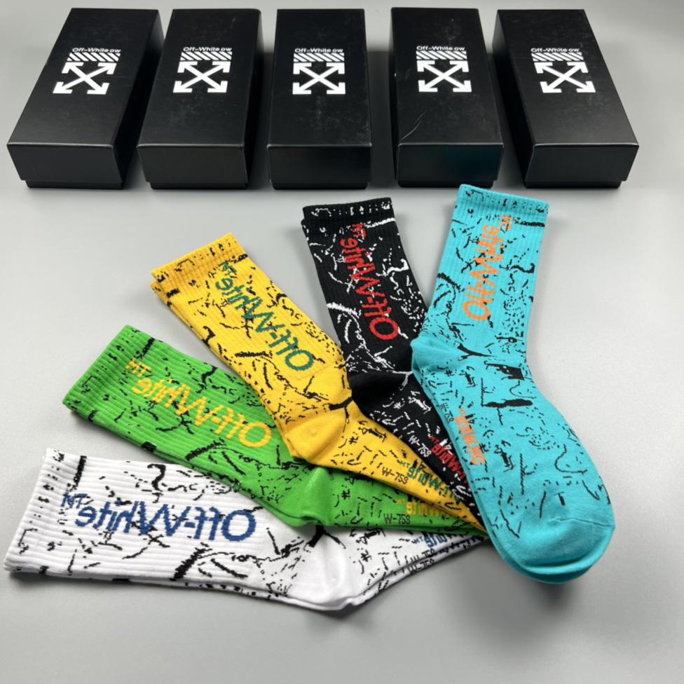 Off White Socks/Box - DesignerGu