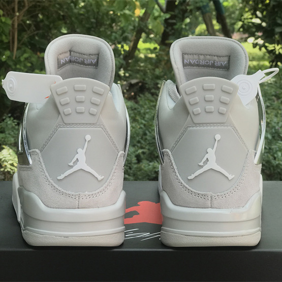 Air Jordan 4 WMNS “Frozen Moments” Sneakers  AQ9129-001  - DesignerGu