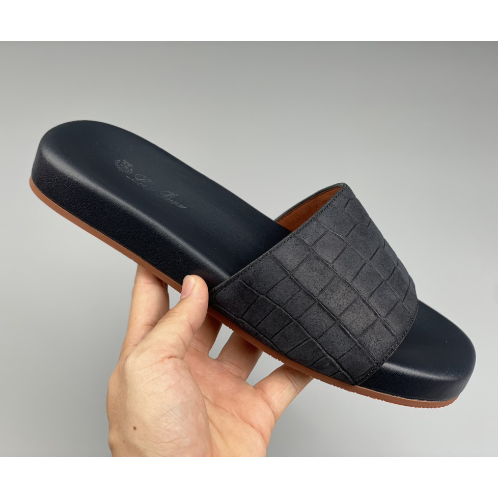 Loro Piana Slide Sandal  - DesignerGu