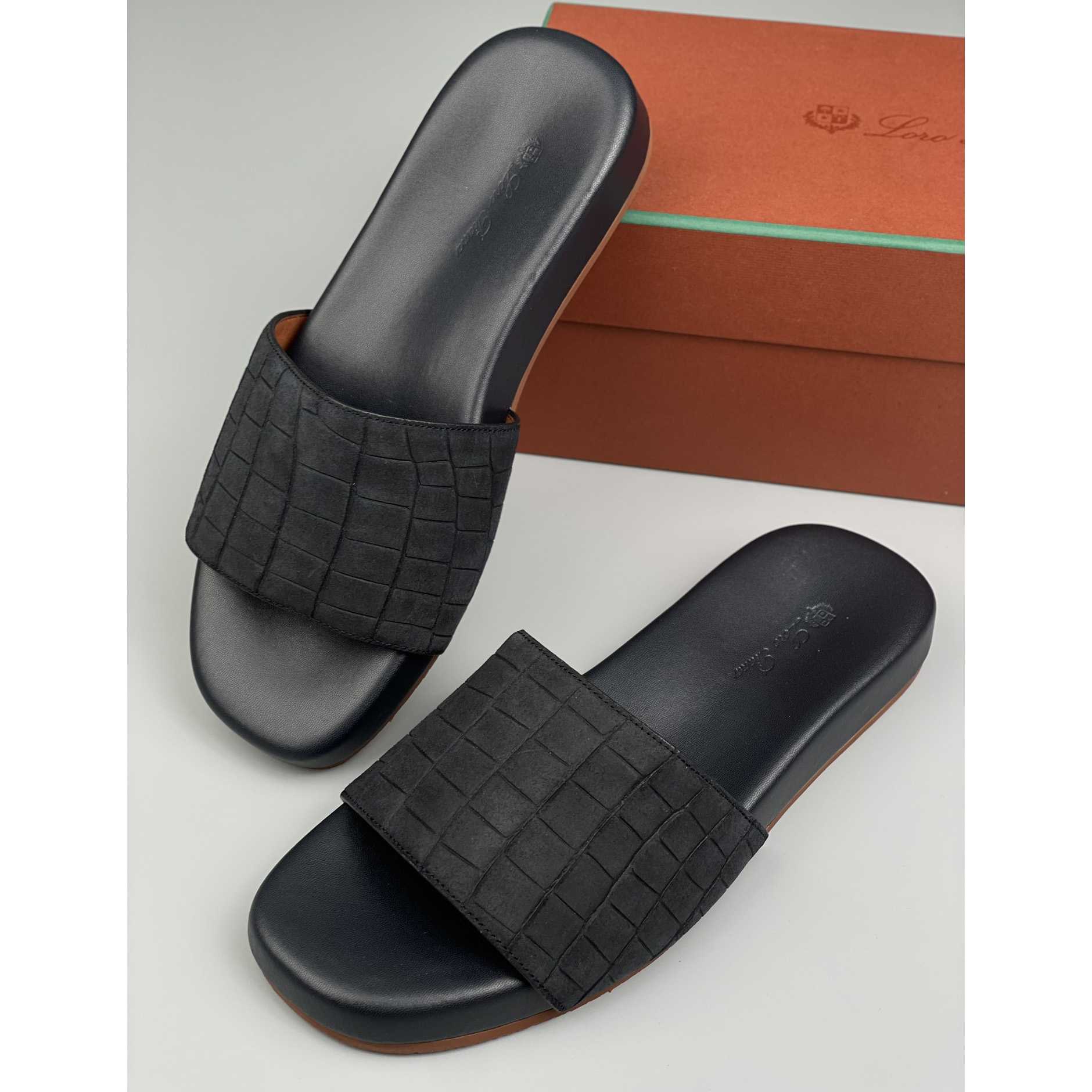 Loro Piana Slide Sandal  - DesignerGu