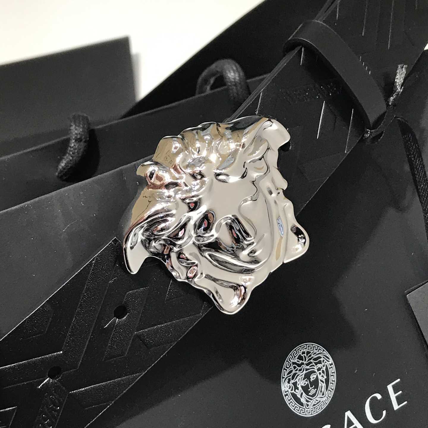 Versace Medusa Leathre Belt 38mm - DesignerGu