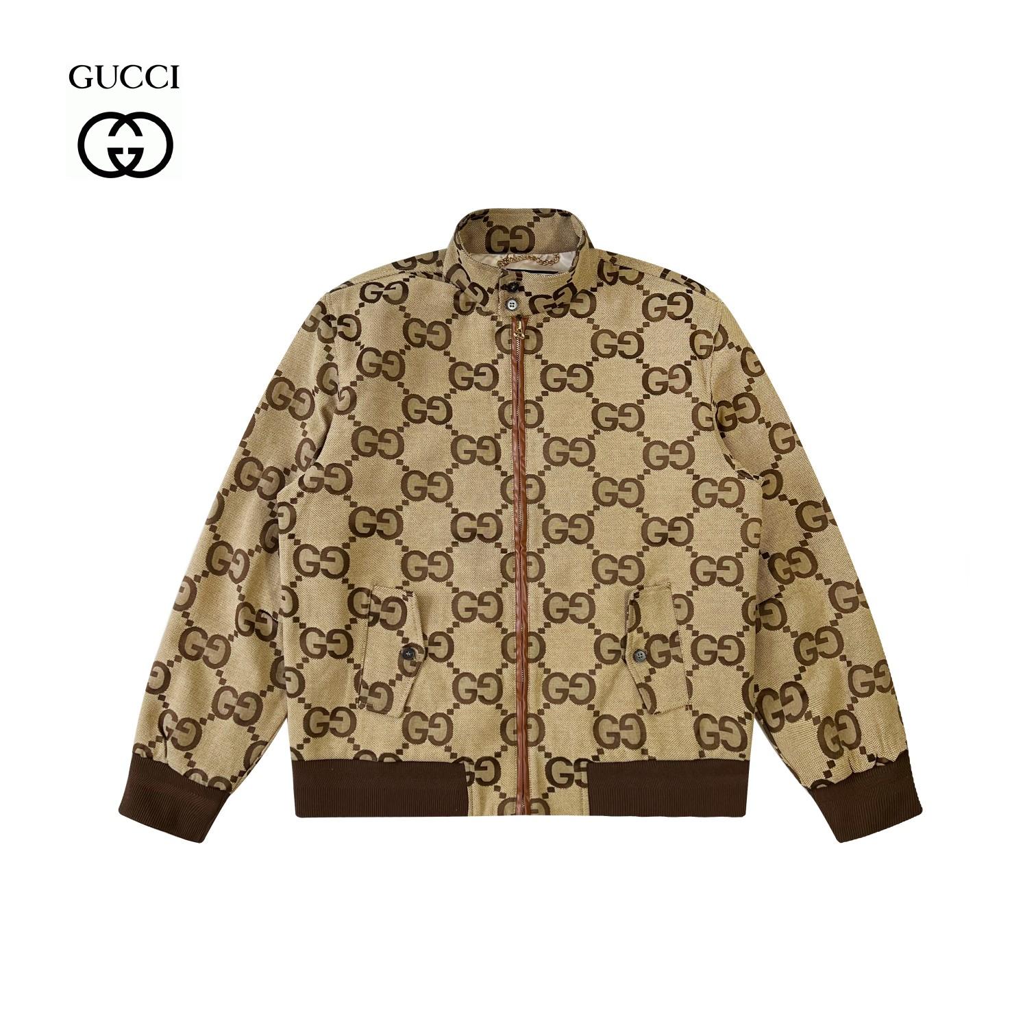Gucci Jumbo GG Canvas Jacket - DesignerGu
