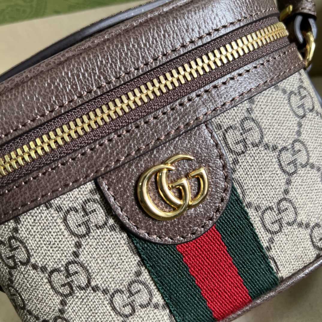 Gucci Ophidia GG Top Handle Mini Bag (15.5x10.5x5.5cm) - DesignerGu