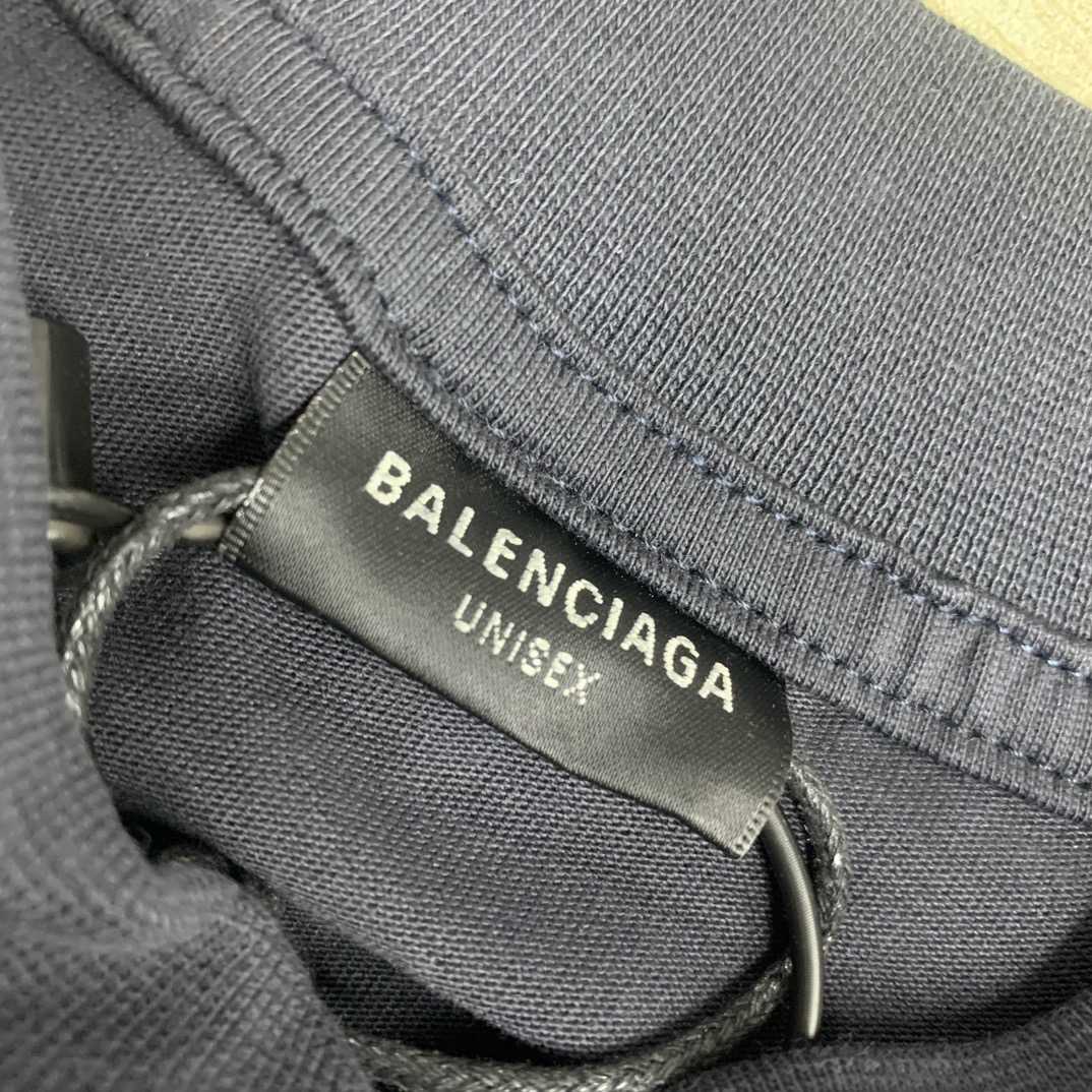 Balenciaga Top League Long Sleeve T-Shirt Oversized In Black - DesignerGu