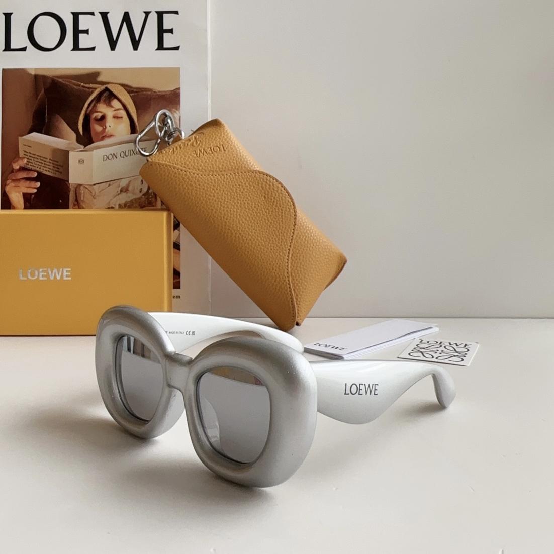 Loewe Inflated Butterfly Sunglasses In Nylon - DesignerGu