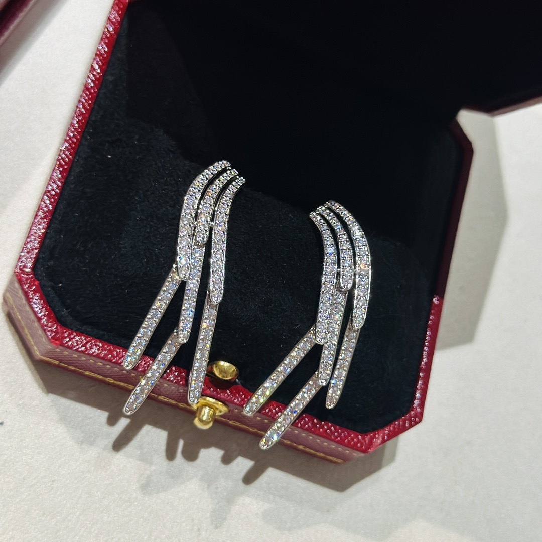 Cartier Diamond Collection Earrings - DesignerGu