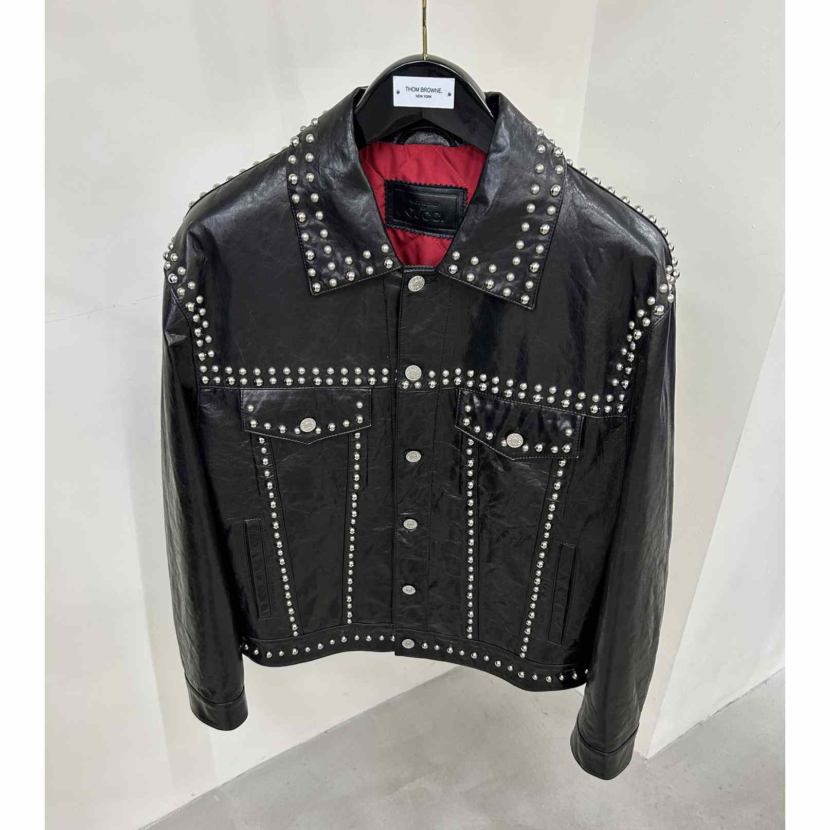 Gucci Leather Jacket - DesignerGu
