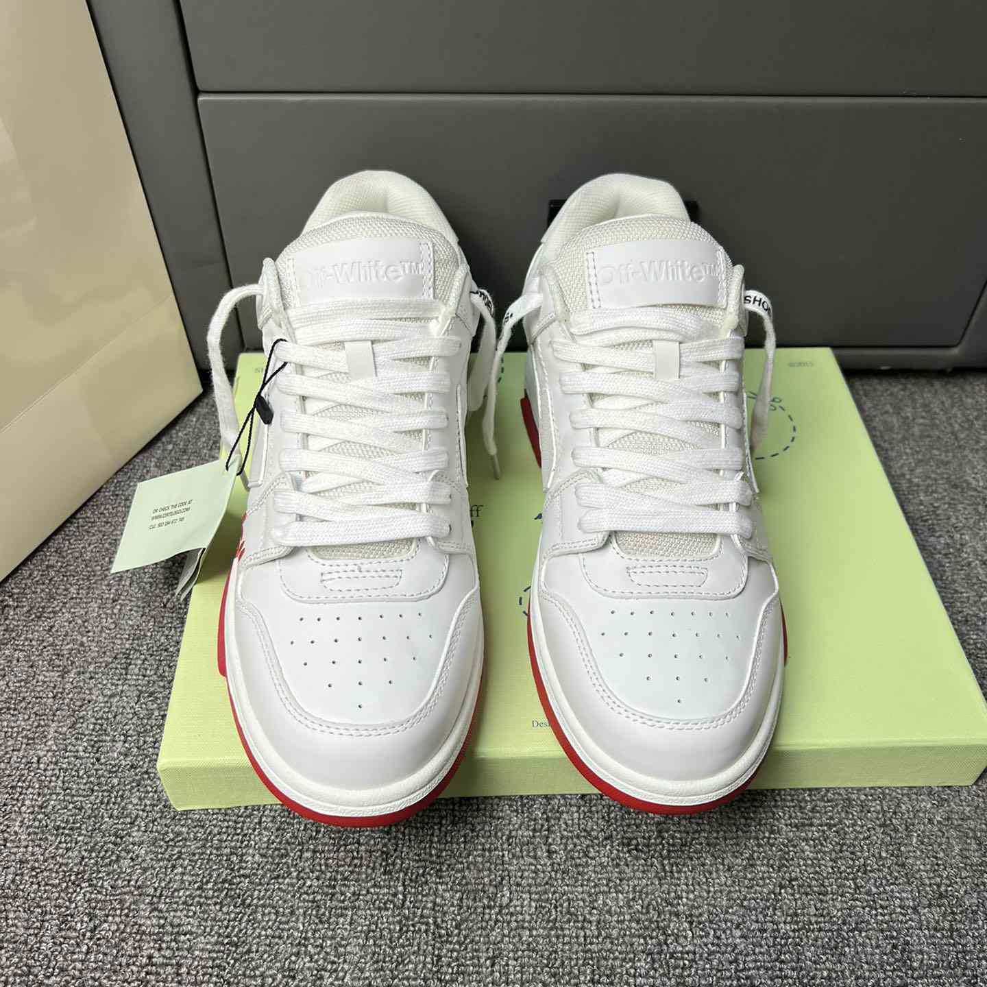 Off White Out Of Office Sneakers  - DesignerGu