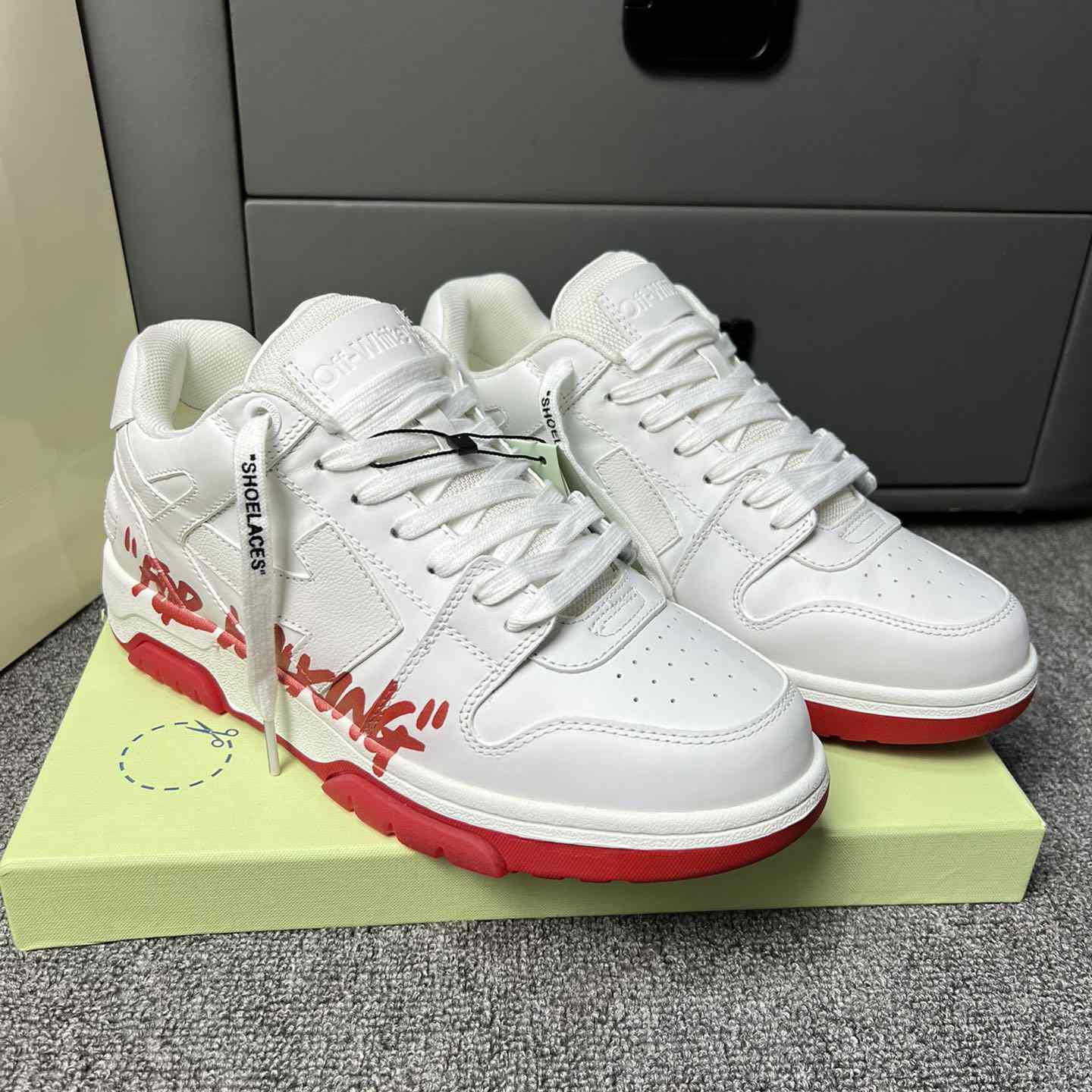 Off White Out Of Office Sneakers  - DesignerGu