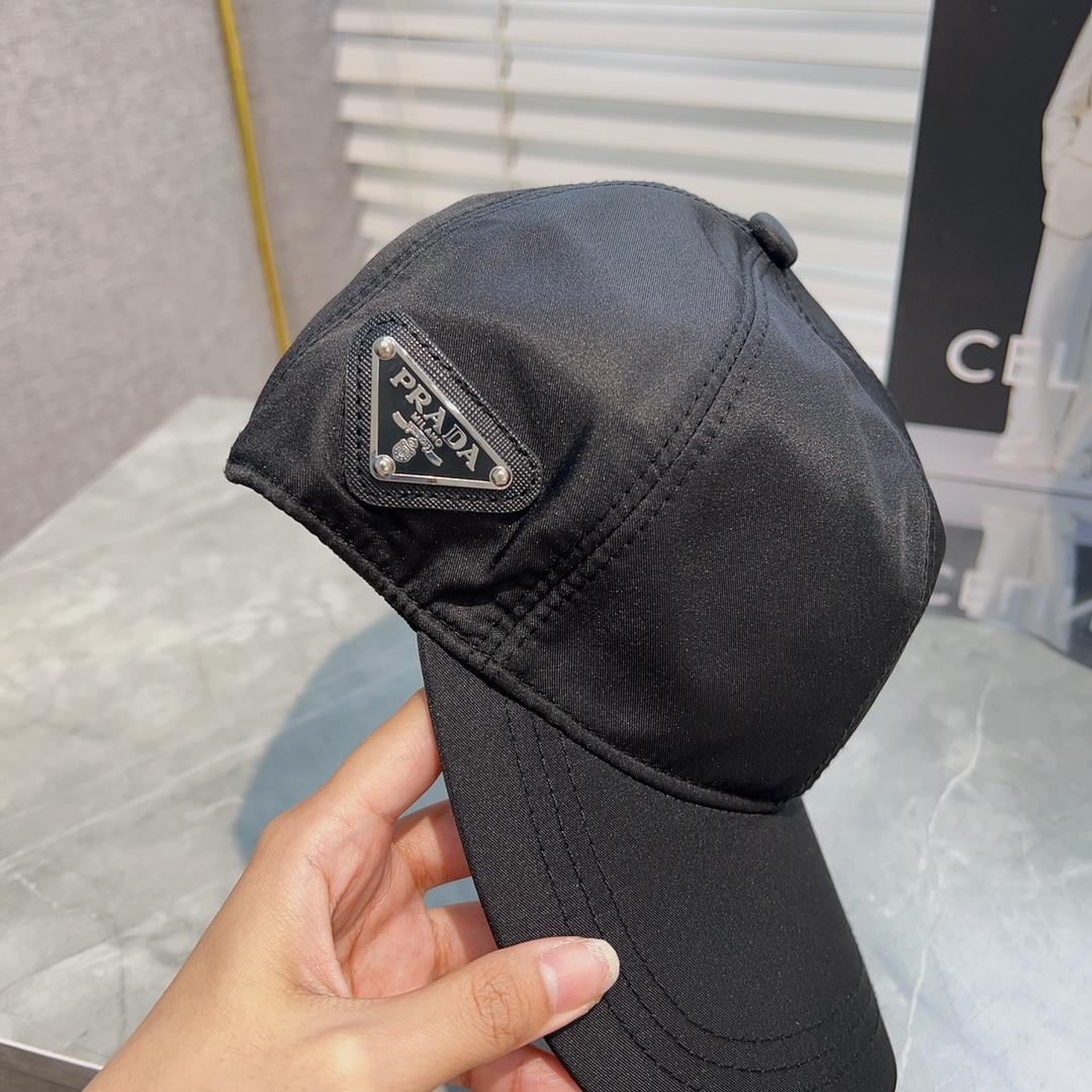 Prada Re-nylon Baseball Cap - DesignerGu