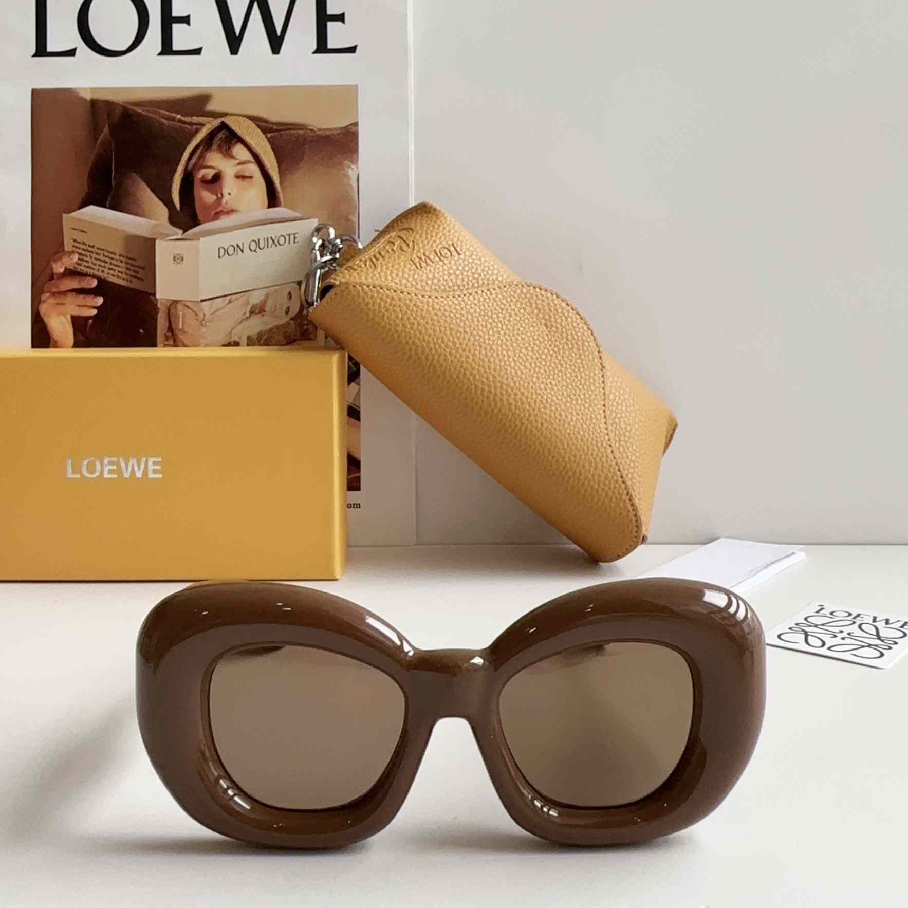 Loewe Inflated Butterfly Sunglasses In Nylon - DesignerGu