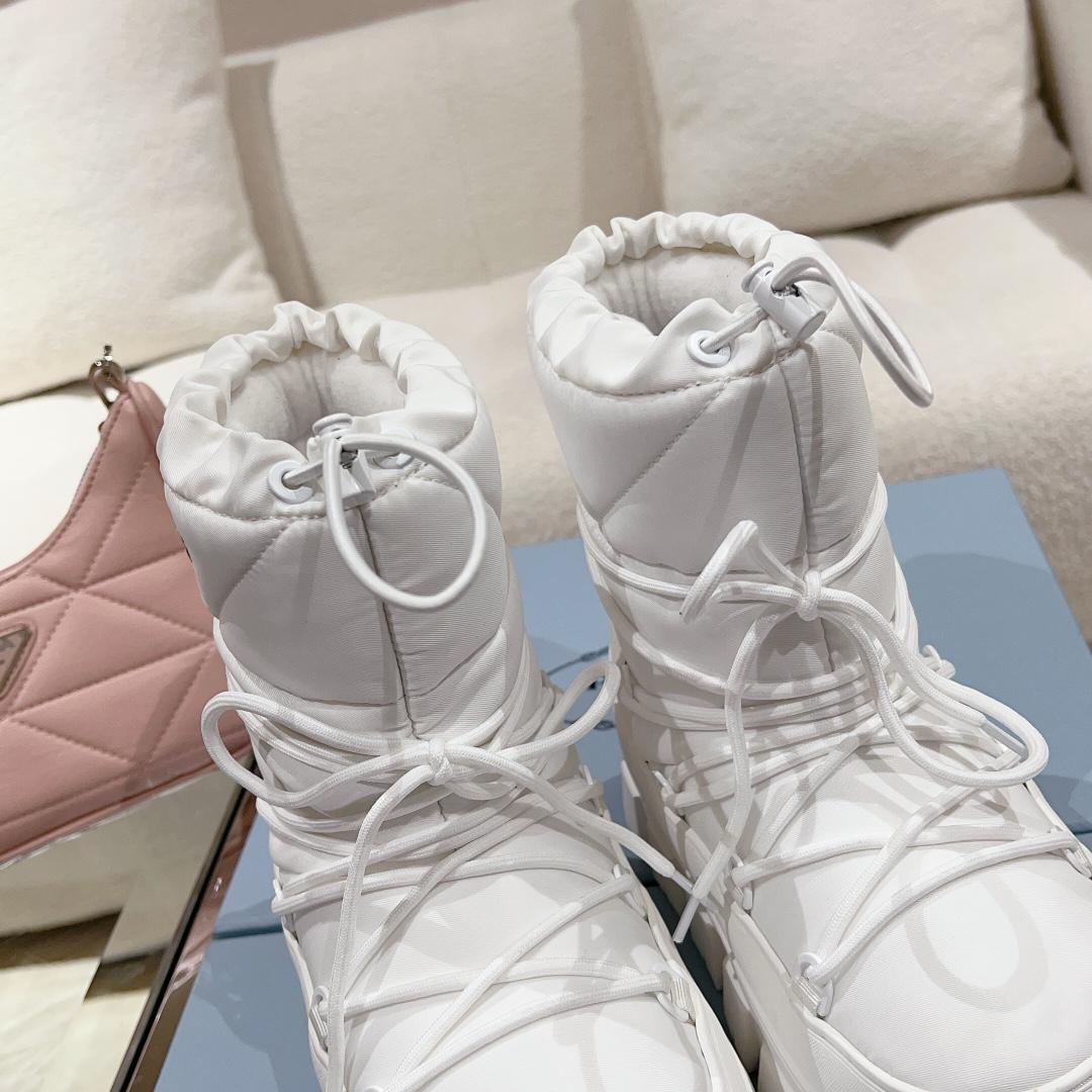 Prada Nylon Gabardine Après Ski Booties - DesignerGu