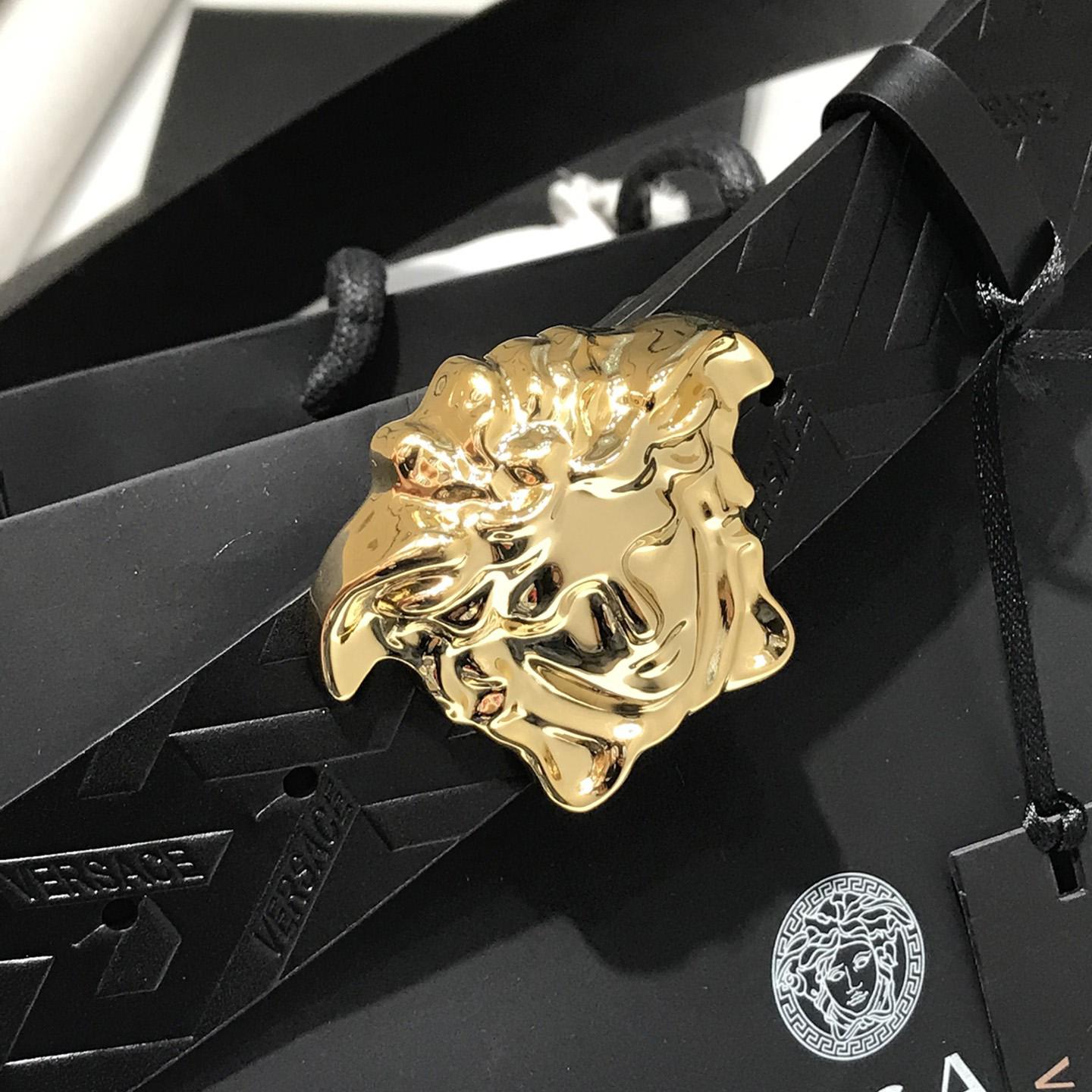 Versace Medusa Leathre Belt 38mm - DesignerGu