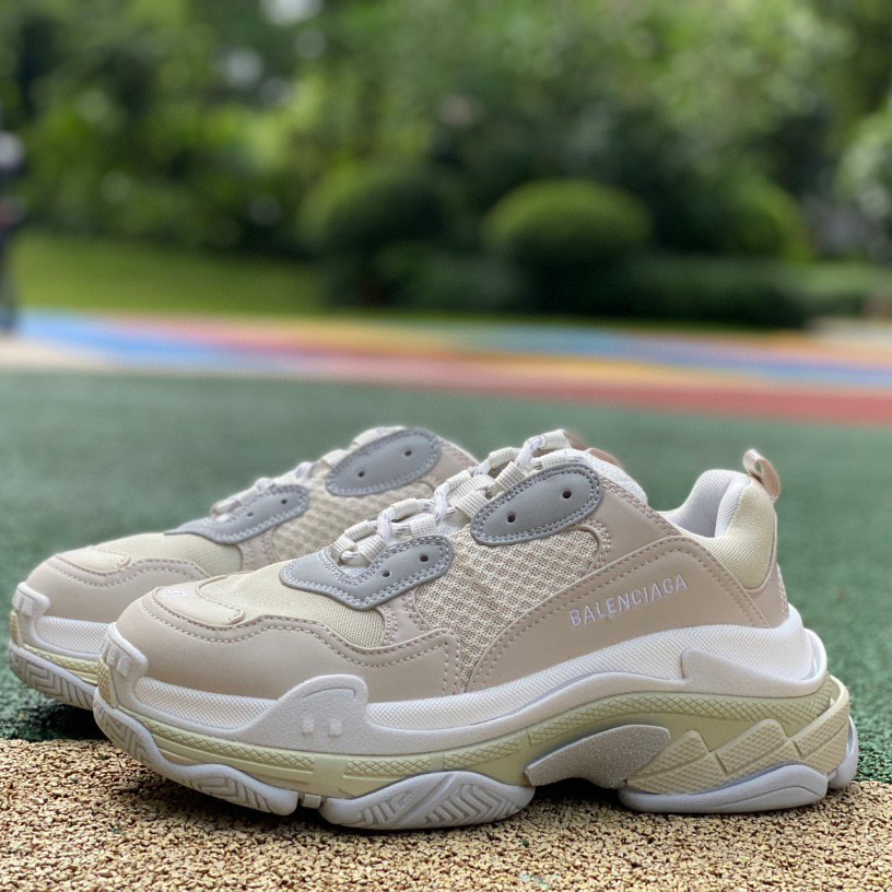 Balenciaga Triple S Sneaker In Off White - DesignerGu